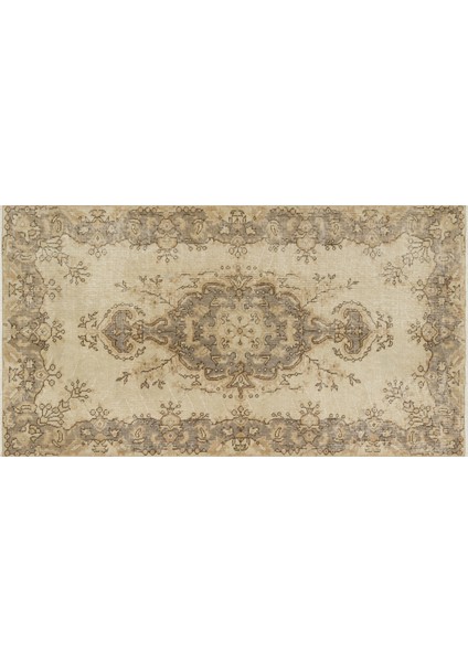 Eşsiz Anadolu Vintage Eskitme El Dokuma Halı 1,1 x 2,06 cm 9016 modelleri