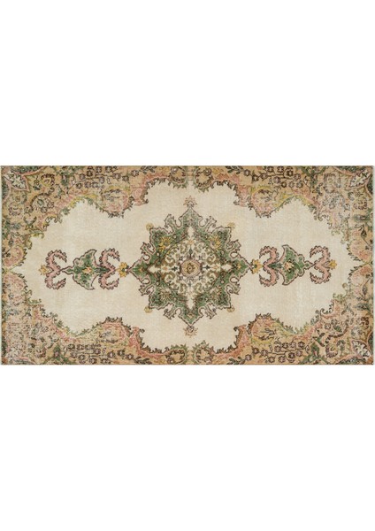 Özel Vintage Eskitme El Dokuma Halı 1,12 x 2,12 cm 9029 modelleri