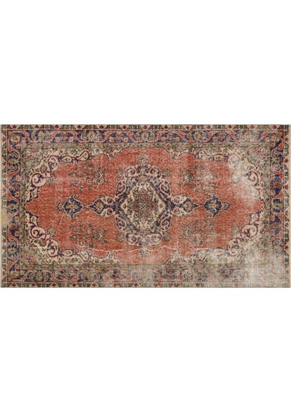 Eskitme El Dokuma Vintage Halı 1,19 x 2,08 cm 9050 fiyatları