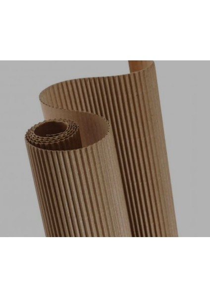 Oluklu Ondüle Karton Rulo Mukavva Zemin Koruma Ambalaj Kartonu 120 Cm*25 mt (30M2)