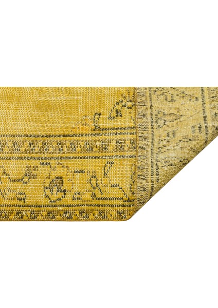 Özel Vintage El Dokuma Eskitme Halı 1,68 x 2,58 cm 9082