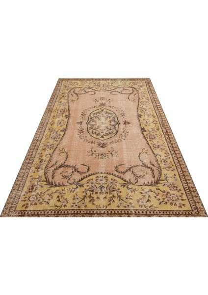 Vintage El Dokuma 100% Yün Halı 1,53 x 2,67 cm 9085 fiyatları