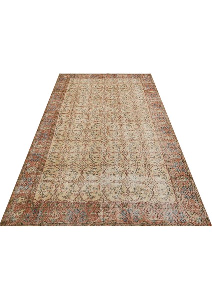 Eskitme Vintage %100 El Dokuma Halı 1,49 x 2,62 cm 9089