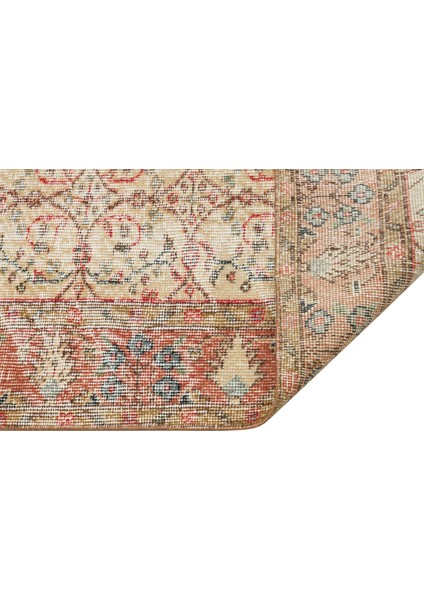 Eskitme Vintage %100 El Dokuma Halı 1,49 x 2,62 cm 9089
