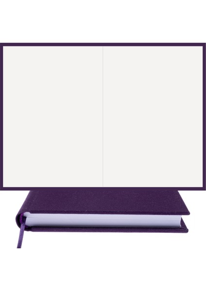 Bi Defter Çizgisiz Defter – Viskon Kumaş Ciltleme, %100 El Yapımı El Dikişi (Iplik Dikiş) “benzersiz Ürün” A/5