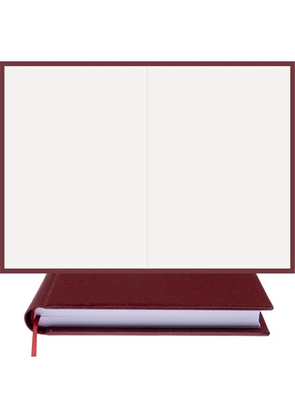 Bi Defter Çizgisiz Defter – Gerçek Cilt Bezi, %100 El Yapımı, El Dikişi, (Iplik Dikiş) “benzersiz Ürün” A/5