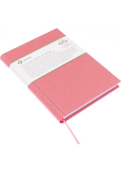 Bi Defter Çizgisiz Defter – Viskon Kumaş Ciltleme, %100 El Yapımı El Dikişi (Iplik Dikiş) “benzersiz Ürün” A/4