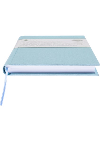 Bi Defter Çizgisiz Defter – Viskon Kumaş Ciltleme, %100 El Yapımı El Dikişi (Iplik Dikiş) “benzersiz Ürün” A/4