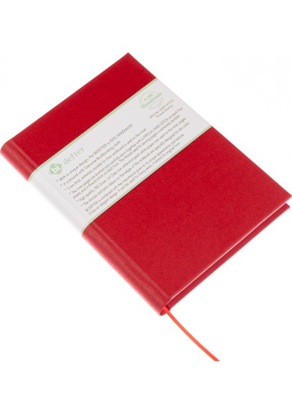 Bi Defter Çizgisiz Defter – Gerçek Cilt Bezi, %100 El Yapımı, El Dikişi, (Iplik Dikiş) “benzersiz Ürün” A/4