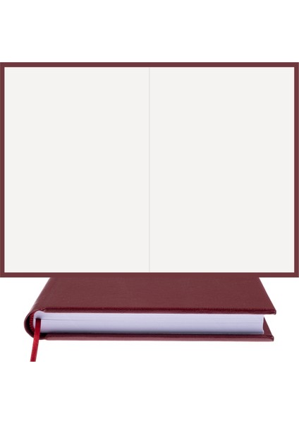 Bi Defter Çizgisiz Defter – Termo Deri Ciltli, %100 El Yapımı, El Dikişi, (Iplik Dikiş) “benzersiz Ürün” A/4