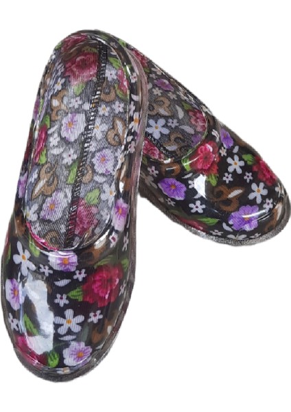 Çocuk Çiçekli Lastik Ayakkabı modelleri