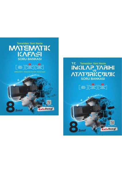 8.Sınıf LGS Matematik - İnkılap Tarihi Kafası Soru Seti 2 Kitap 2023