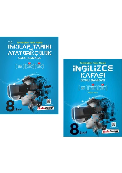 8.Sınıf LGS İngilizce - İnkılap Tarihi Kafası Soru Seti 2 Kitap 2023