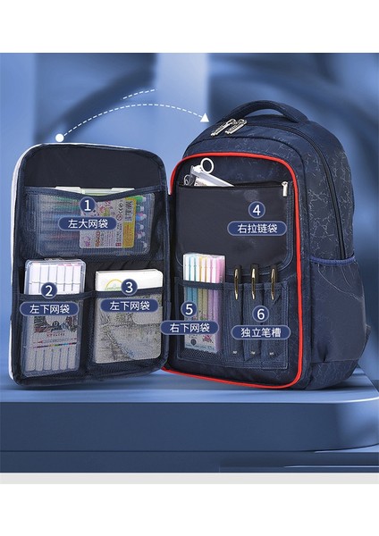 Okul Çocuğunun Sırt Çantası Çok Cepli Su Geçirmez Büyük Kapasiteli (Yurt Dışından) fiyatları