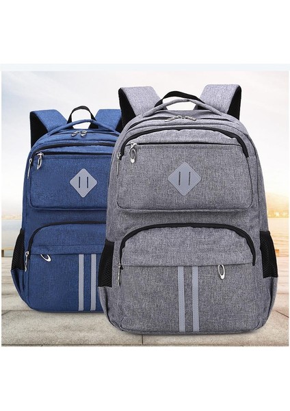 Gençler Için Çok Fonksiyonlu Sırt Çantası Büyük Gündelik Sıçrama Korumalı Omuz Sırt Çantası Işık Reflektörlü Okul Çantası (Yurt Dışından) fiyatları