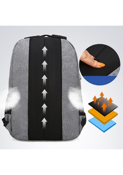 Gençler Için Çok Fonksiyonlu Sırt Çantası Büyük Gündelik Sıçrama Korumalı Omuz Sırt Çantası Işık Reflektörlü Okul Çantası (Yurt Dışından) modelleri