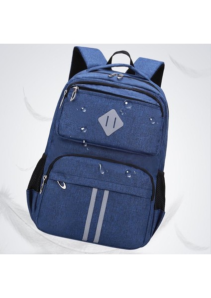 Gençler Için Çok Fonksiyonlu Sırt Çantası Büyük Gündelik Sıçrama Korumalı Omuz Sırt Çantası Işık Reflektörlü Okul Çantası (Yurt Dışından) indirimleri