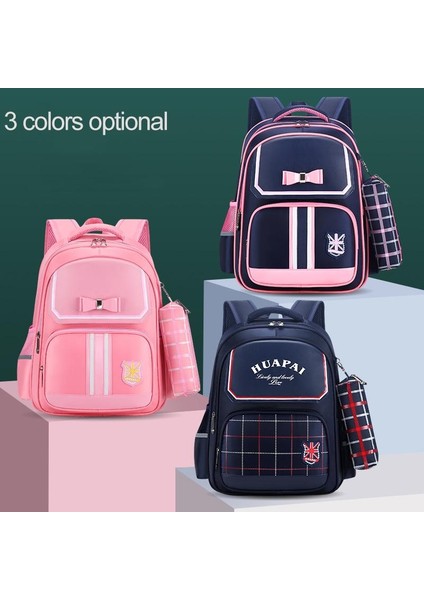Kızlar Pu Okul Çantası Ortopedik Ilmek Sırt Çantası Suya Dayanıklı Birincil Çanta (Yurt Dışından) fiyatları