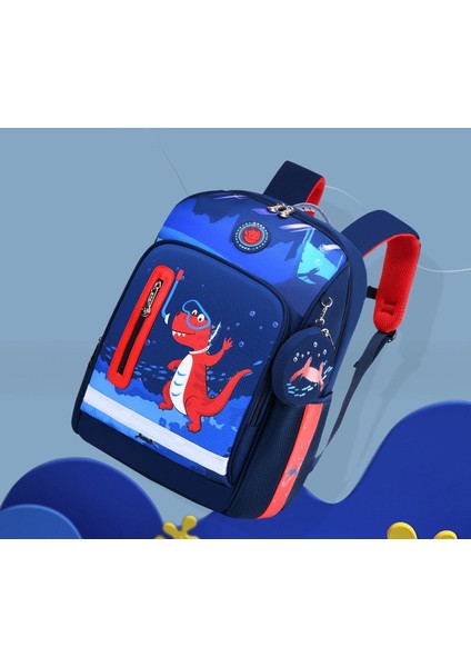 Sırt Çantası Okul Çocuğu Sevimli Çizgi 3D Hayvan Yansıtıcı Şerit (Yurt Dışından)