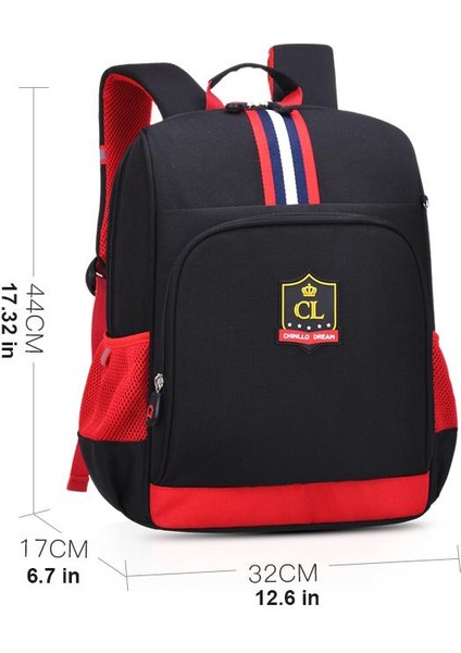 Büyük Kapasiteli Okul Çantası Dayanıklı Günlük Fermuarlı Sırt Çantası (Yurt Dışından)