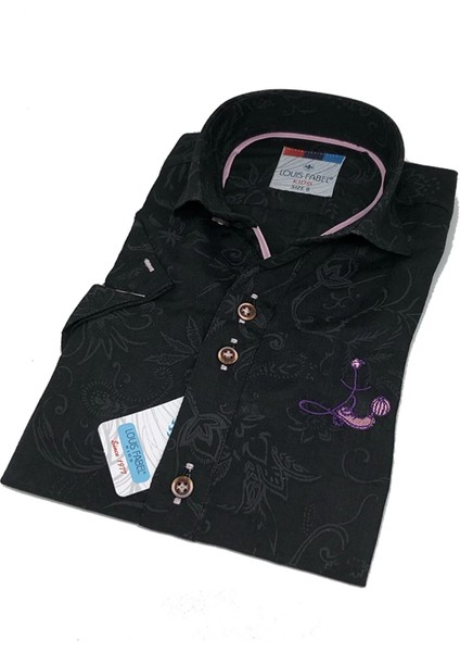 Summer Collection Nakışlı Kısa Kollu Çocuk Gömleği modelleri