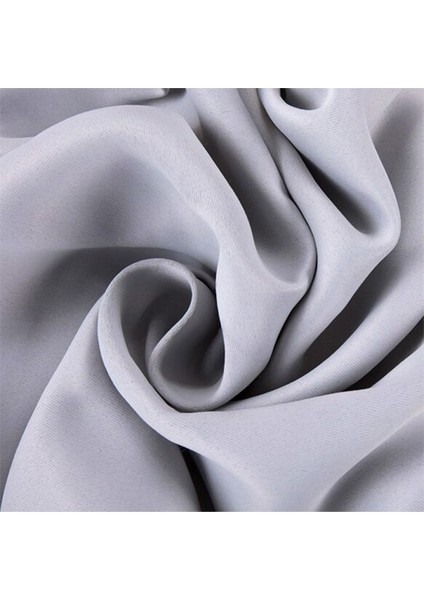 Blackout (Karartma) Fon Perde-Güneşlik Pilesiz Extraforlu Düz Dikim Açık Gri indirimleri