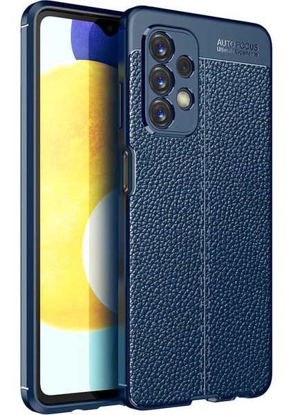 Galaxy A23 Kılıf Deri Desenli Kamera Korumalı Silikon