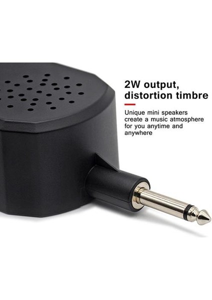 Mini Gitar Taşınabilir Elektro Gitar lifikatör Mini Kulaklık Etkisi En Gitar Aksesuarları Parçaları | Sahne Ses