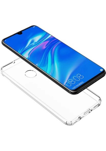 Huawei P30 Lite Kılıf Şeffaf Silikon Kamera Korumalı 0,30 mm