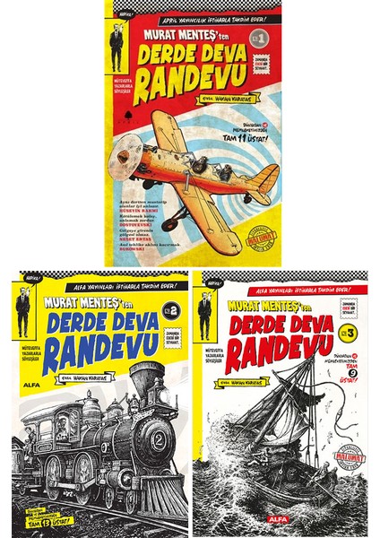 Derde Deva Randevu 1 - Derde Deva Randevu 2 - Derde Deva Randevu 3 - 3 Kitap - Murat Menteş