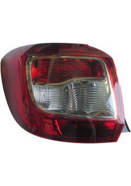 2013 - 2016 Dacıa Sandero Stop Lambası Sol Koyu Kırmızı - Beyaz (Stepway) (Füme) (Mars) (Oem NO:265550577R)