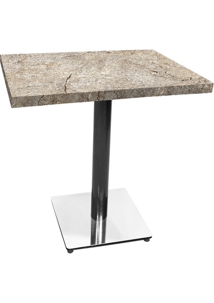 Karanfil Laminat Kare Masa 70X70 - Scala Marble