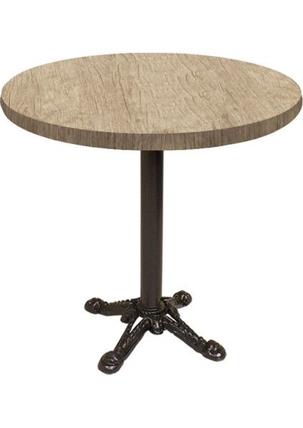 Çipa Laminat Yuvarlak Masa Q60 Esb - Rustic Light Oak