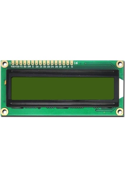 2X16 LCD Ekran (Yeşil)