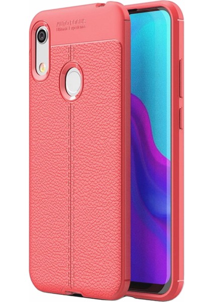 Huawei Y6S 2019 Uyumlu Kılıf Esnek Silikon Koruyucu Tpu Deri Dokulu Hns