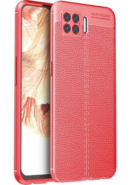 Oppo A73 Uyumlu Kılıf Esnek Silikon Koruyucu Tpu Deri Dokulu Hns