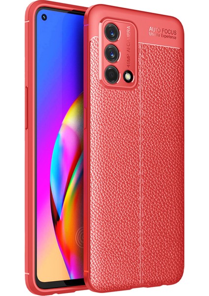 Oppo A74 Uyumlu Kılıf Esnek Silikon Koruyucu Tpu Deri Dokulu Hns