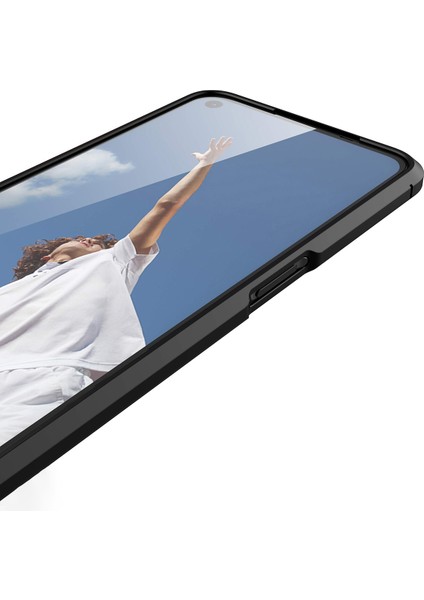 Oppo A92 Uyumlu Kılıf Esnek Silikon Koruyucu Tpu Deri Dokulu Hns