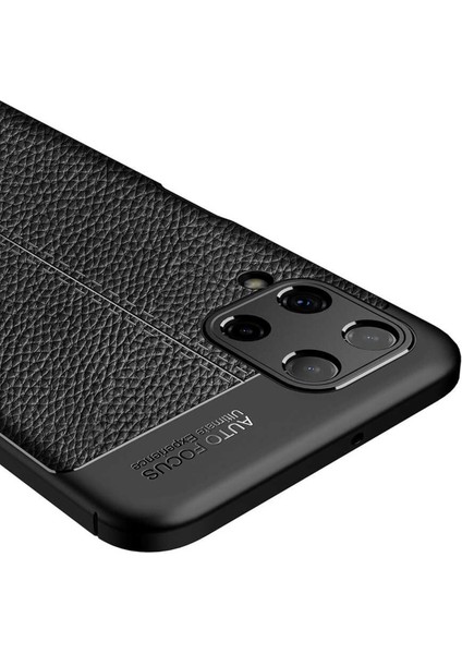 Samsung Galaxy M22 Uyumlu Kılıf Esnek Silikon Koruyucu Tpu Deri Dokulu Hns modelleri