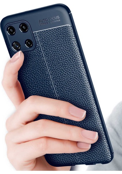 Samsung Galaxy M22 Uyumlu Kılıf Esnek Silikon Koruyucu Tpu Deri Dokulu Hns indirimleri