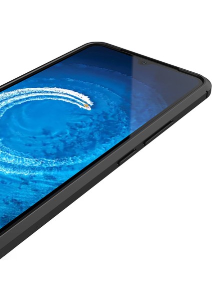 Vivo V21E Uyumlu Kılıf Esnek Silikon Koruyucu Tpu Deri Dokulu Hns