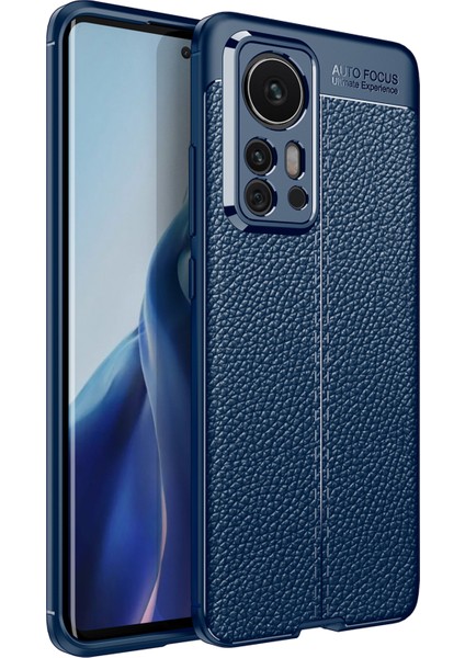 Xiaomi 12 Pro Uyumlu Kılıf Esnek Silikon Koruyucu Tpu Deri Dokulu Hns