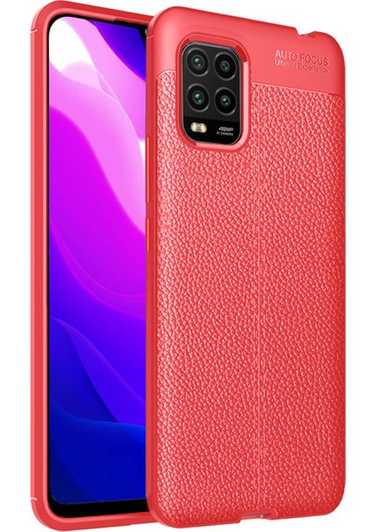 Xiaomi Mi 10 Lite 5g Uyumlu Kılıf Esnek Silikon Koruyucu Tpu Deri Dokulu Hns