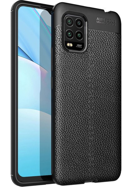 Xiaomi Mi 10 Lite 5g Uyumlu Kılıf Esnek Silikon Koruyucu Tpu Deri Dokulu Hns
