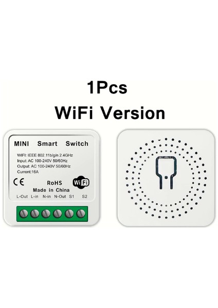 m smart Wifi Mini Akıllı Anahtar 16A 2-Way Dıy Anahtarları