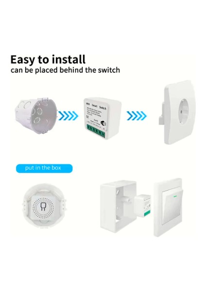 m smart Wifi Mini Akıllı Anahtar 16A 2-Way Dıy Anahtarları