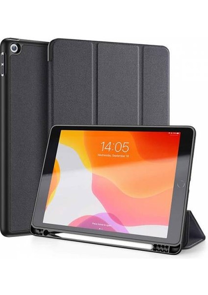 Polham iPad 2019 7th Gen Kılıf Kalem Yerli Standlı Mıknatıslı Katlanabilir Ipad 2019 Kılıf 7th Gen