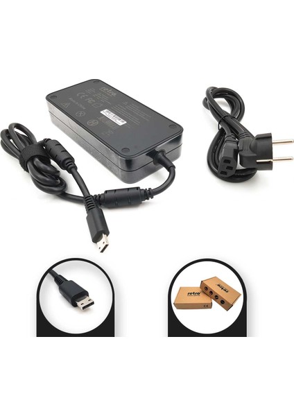 Msı 20V 14A 280W 3 Pin USB Tip Notebook Adaptör RPA-AC343