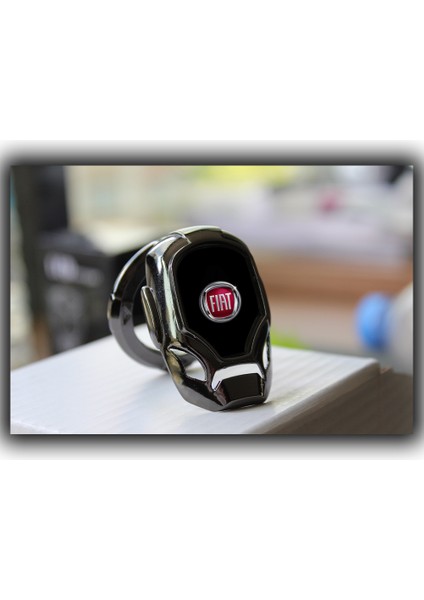 Fiat Uyumlu Start Stop Tuşu Kapağı Iron Man Metal Tuş Koruyucu Dekoratif Kapak
