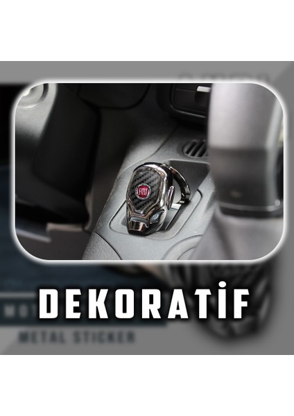 Fiat Uyumlu Start Stop Tuşu Kapağı Iron Man Metal Tuş Koruyucu Dekoratif Kapak fırsatları